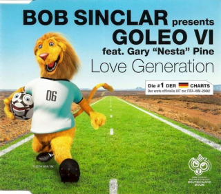 Bob Sinclar Presents Goleo VI Feat. Gary "Nesta" Pine - Love Generation - CD