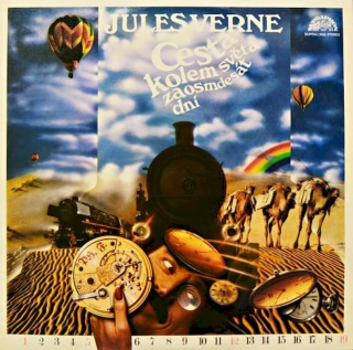 Jules Verne - Cesta Kolem Světa Za Osmdesát Dní - LP / vinyl