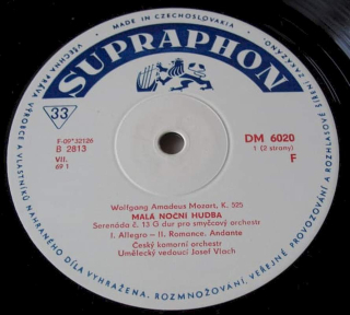 Wolfgang Amadeus Mozart - Malá Noční Hudba / Kouzelná Flétna - EP