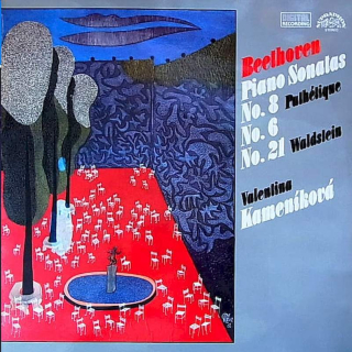 Valentina Kameníková - Ludwig van Beethoven - Piano Sonatas No. 8 Patetique - No. 6 - No. 21 Waldstein - LP / vinyl