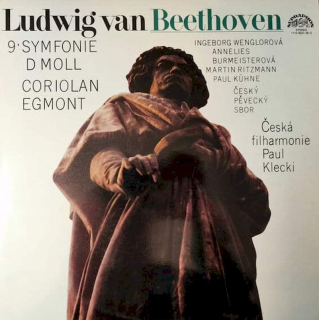 Ludwig van Beethoven - The Czech Philharmonic Orchestra, Paul Kletzki - 9. Symfonie D Moll / Coriolan / Egmont - LP / vinyl