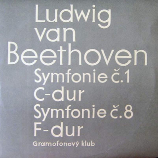 Ludwig van Beethoven - Symfonie Č. 1 C-Dur / Symfonie Č. 8 F-Dur - LP / vinyl