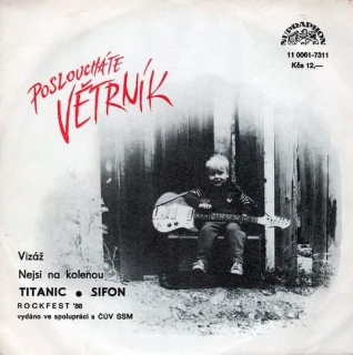 Titanic - Sifon - Vizáž / Nejsi Na Kolenou  - SP / Vinyl