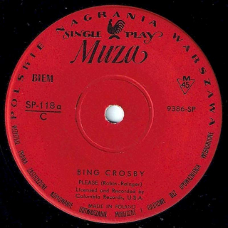 Bing Crosby - Please / Did You Ever See A Dream Walking?  - SP / Vinyl