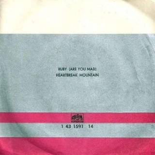 Buck Owens And His Buckaroos - Ruby (Are You Mad) / Heartbreak Mountain  - SP / Vinyl