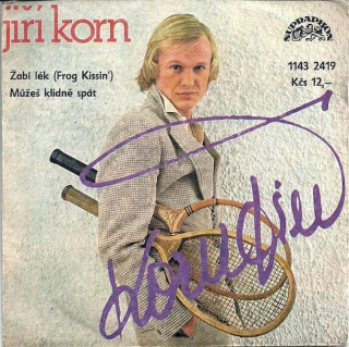 Jiří Korn - Žabí Lék (Frog Kissin') / Můžeš Klidně Spát  - SP / Vinyl