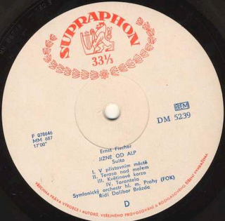 The Prague Symphony Orchestra - Jižně Od Alp / Rapsódie V Modrém (Rhapsody In Blue) - LP / Vinyl