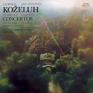 Prague Chamber Orchestra, Libor Pešek, Bohuslav Zahradník, František Herman / Leopold Koželuh - Jan Antonin Kozeluch - Concertos - Clarinet In E-Flat Major - Bassoon In C-Major  - LP / Vinyl