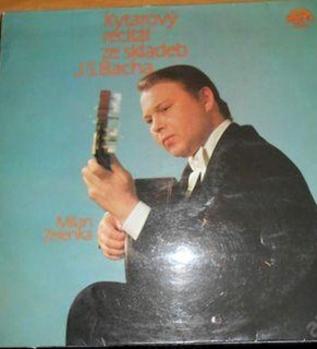 Milan Zelenka - Kytarový Recitál Ze Skladeb J.S.Bacha - LP / Vinyl