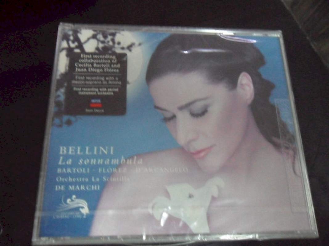 Vincenzo Bellini, Cecilia Bartoli, Juan Diego Florez, Ildebrando D'Arcangelo, Orchestra La Scintilla, Alessandro De Marchi - La Sonnambula - CD