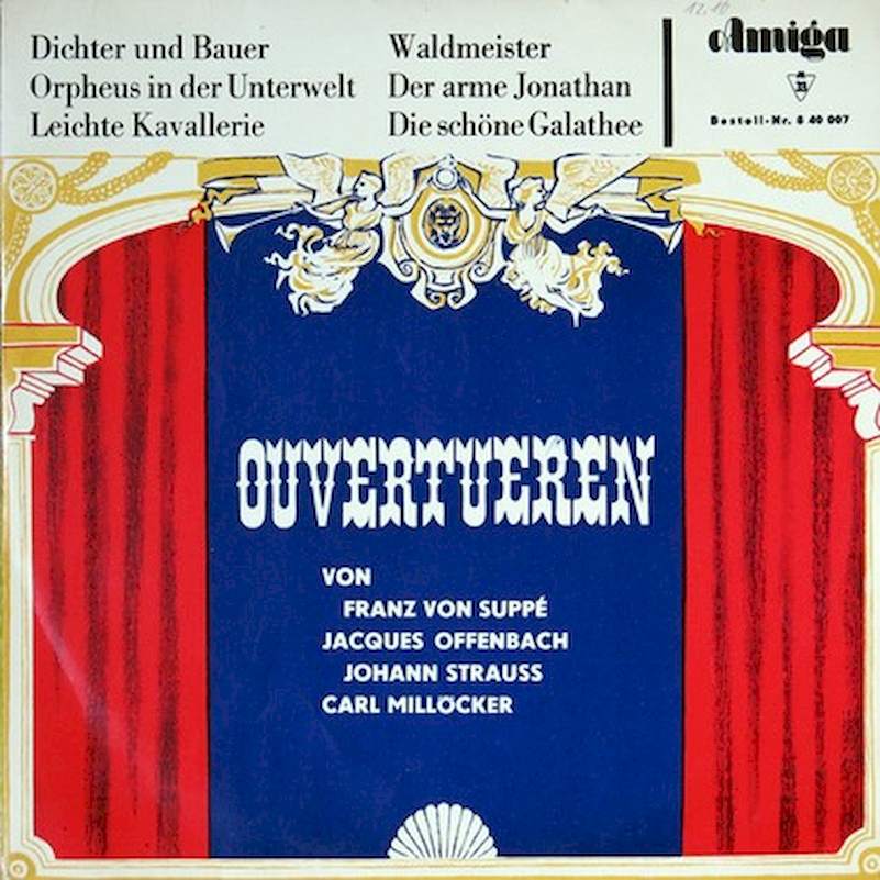 Franz von Suppé, Jacques Offenbach, Johann Strauss Jr., Carl Millöcker - Ouvertueren - LP / Vinyl