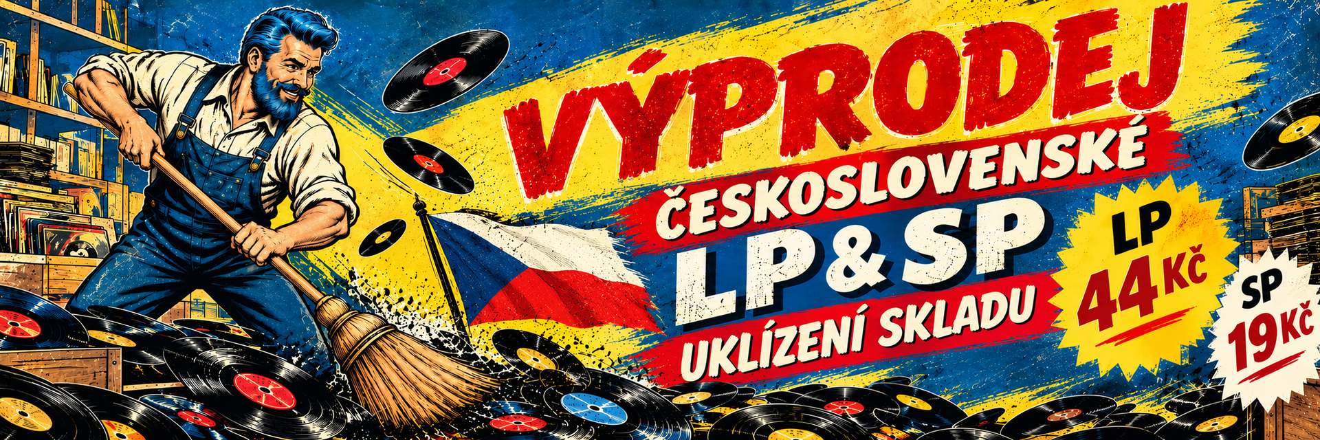 Výprodej CZ LP & SP - uklízení skladu
