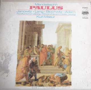 Felix Mendelssohn-Bartholdy, Gundula Janowitz, Hans Peter Blochwitz, Theo Adam, Hermann Christian Polster, Rosemarie Lang - Paulus - LP / Vinyl
