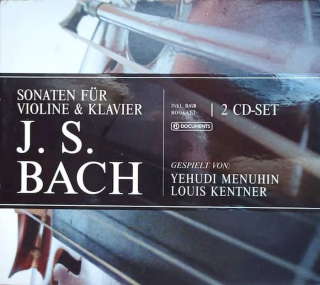 Johann Sebastian Bach, Yehudi Menuhin, Louis Kentner - Sonatas For Violin & Piano - CD
