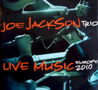 Joe Jackson Trio - Live Music - Europe 2010 - Promo CD