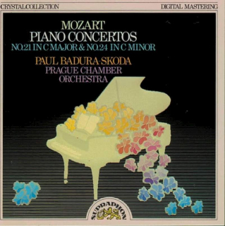 Wolfgang Amadeus Mozart, Paul Badura-Skoda, Prague Chamber Orchestra - Piano Concertos No. 21 In C Major & No. 24 In C Minor - CD