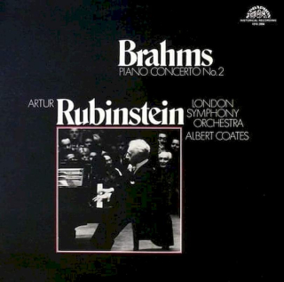 Johannes Brahms, Arthur Rubinstein, London Symphony Orchestra, Albert Coates - Piano Concerto No. 2 - LP