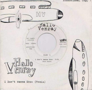 Hallo Venray - I Don't Wanna Know (Remix) - SP / Vinyl
