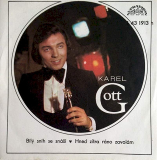 Karel Gott - Bílý Sníh Se Snáší / Hned Zítra Ráno Zavolám - SP / Vinyl